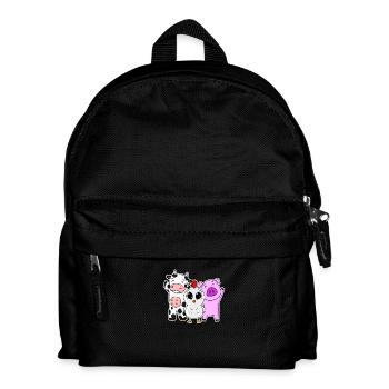 Jolie ferme animaux - Sac à dos Enfant - noir - Devant