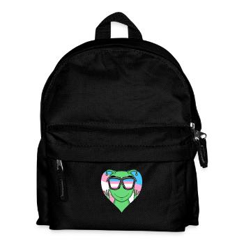 Transgender Transsexuell Alien Geschenk - Kinder Rucksack - Schwarz - Vorne