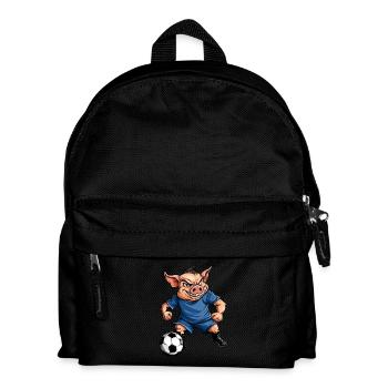 Cochon de football - Sac à dos Enfant - noir - Devant