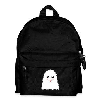 T-shirt d’Halloween Ghost spooky chemise mignonne - Sac à dos Enfant - noir - Devant