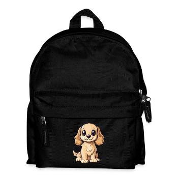 Cocker Spaniel Hund Niedlich - Kinder Rucksack - Schwarz - Vorne
