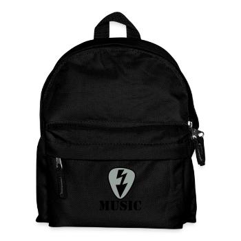 gitarre - Kinder Rucksack - Schwarz - Vorne