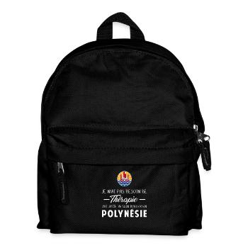 Thérapie Polynésie - Sac à dos Enfant - noir - Devant