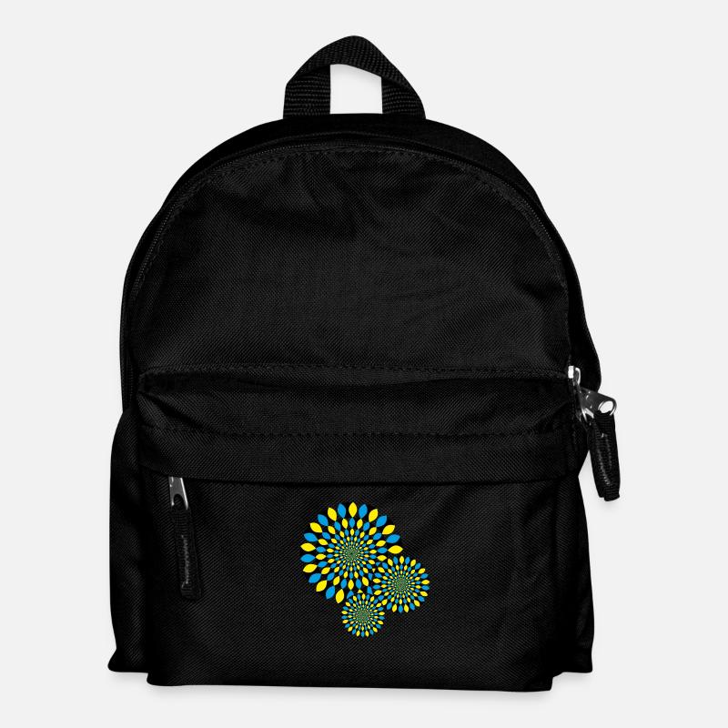 Illusion d'optique - Sac à dos Enfant - noir