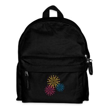 Firework Design - Kids' Backpack - black - Front