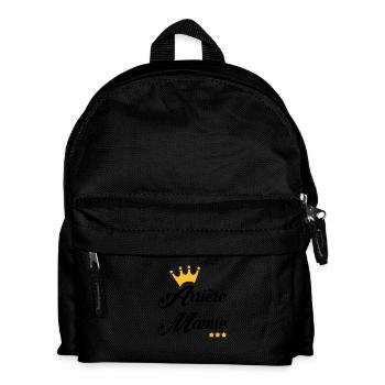 Grandma Oma Großmütter Mamy Mamie Grand-Mère - Kids' Backpack - black - Front