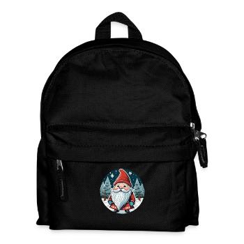 Christmas gnome - Kids' Backpack - black - Front