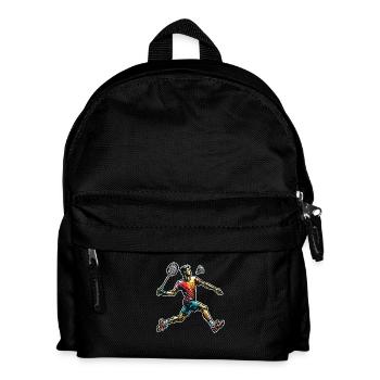 Badminton - Kinder Rucksack - Schwarz - Vorne
