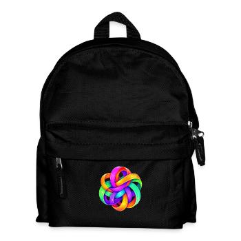 Kunst - Kinder Rucksack - Schwarz - Vorne