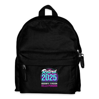 Pension 2025 Retirement 2025 Pensioner Pensioner Pensioner - Kids' Backpack - black - Front