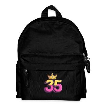 35 Numéro Jersey Couronne - Sac à dos Enfant - noir - Devant