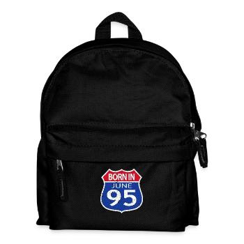 Born in June 1995 - Kids' Backpack - black - Front