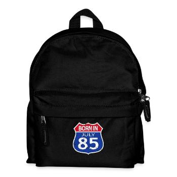 Geboren im Juli 1985 - Kinder Rucksack - Schwarz - Vorne
