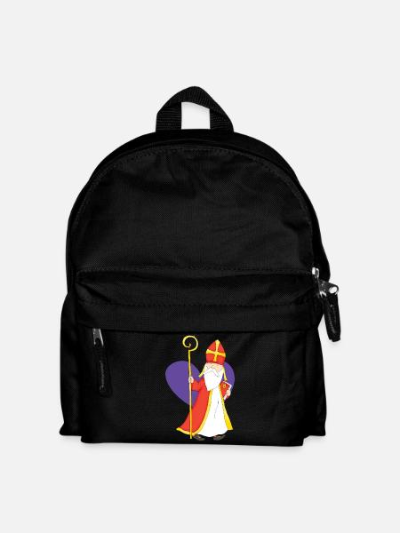 Saint avec le coeur - Sac à dos Enfant - noir