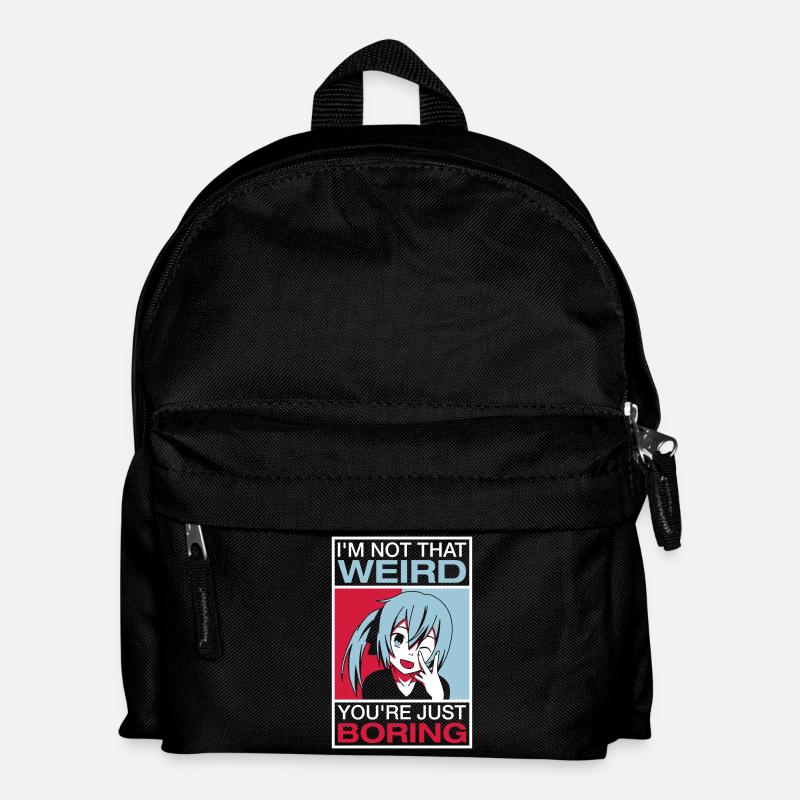 I'm Not That Weird - Kids' Backpack - black