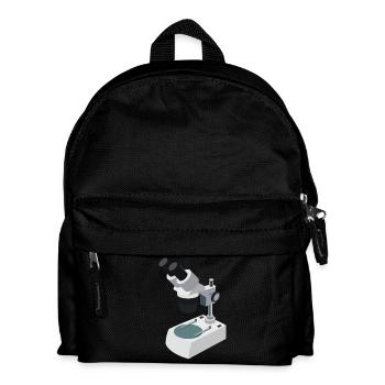 microscope - Kids' Backpack - black - Front