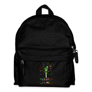 Lauch Helauch I Bims - Kinder Rucksack - Schwarz - Vorne