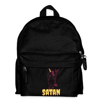 Evil unicorn Satan unicorn - Kids' Backpack - black - Front