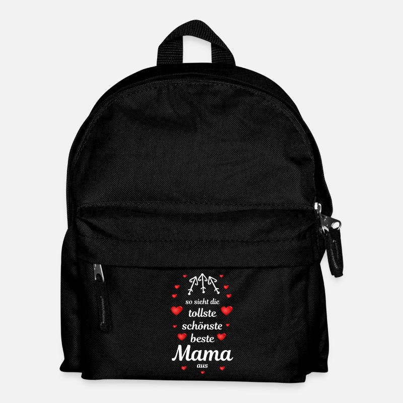 tollste schönste beste Mama - Kinder Rucksack - Schwarz