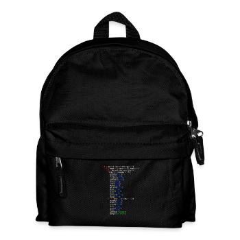 My Life - Java Code - Kids' Backpack - black - Front