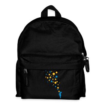 Love color bubbles - Kinder Rucksack - Schwarz - Vorne