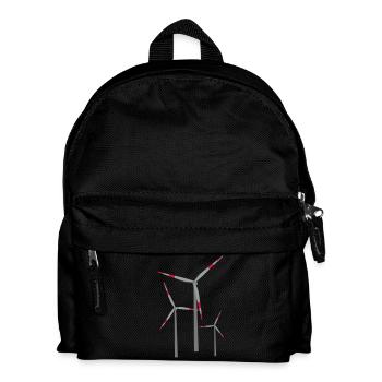clean power - Kids' Backpack - black - Front