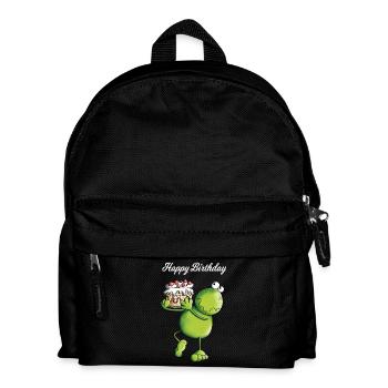 Grenouille d'anniversaire - Sac à dos Enfant - noir - Devant