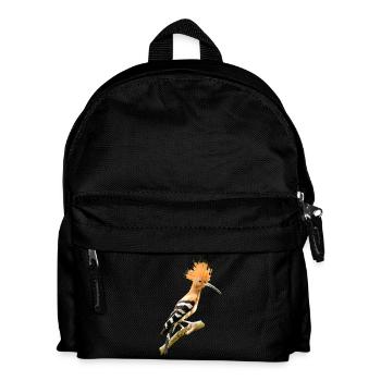 Wiedehopf am431 - Kinder Rucksack - Schwarz - Vorne