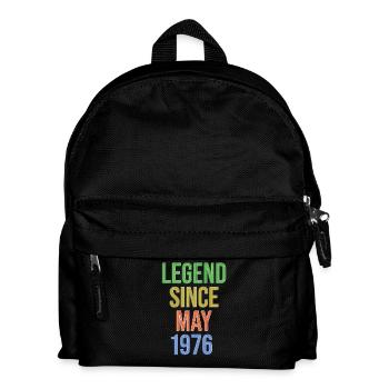 Legende seit Mai1976 - Kinder Rucksack - Schwarz - Vorne