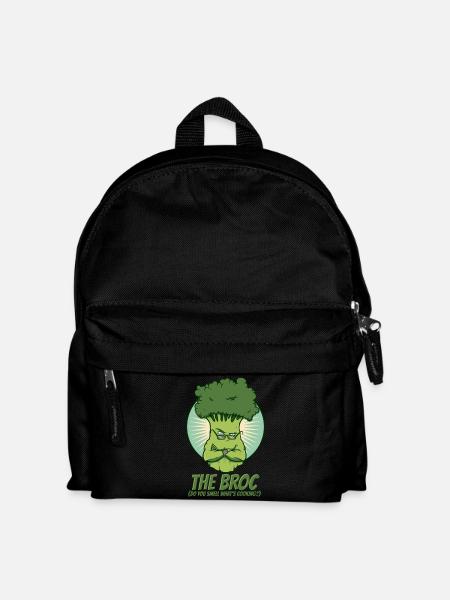 Veganer Statement Vegan Essen - Kinder Rucksack - Schwarz