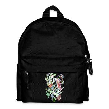 Conception de fond - Pastel - Sac à dos Enfant - noir - Devant