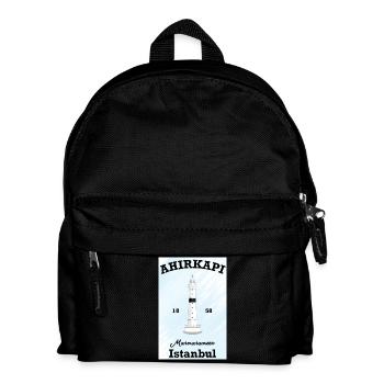 Istanbul, Leuchtturm Ahirkapi, Marmarameer, Türkei - Kinder Rucksack - Schwarz - Vorne