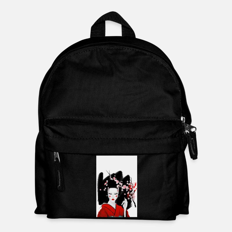 Blutige Geisha - Kinder Rucksack - Schwarz