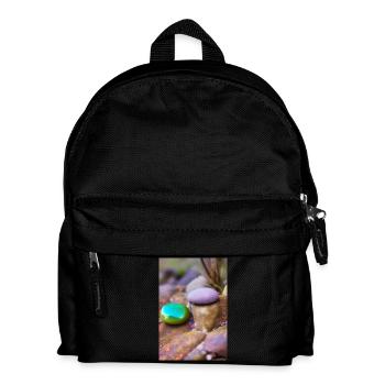 Colorful stones - Kids' Backpack - black - Front