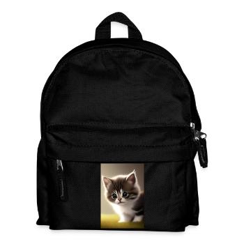 Bébé chat - Sac à dos Enfant - noir - Devant