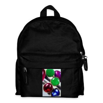 Gemstones - Kids' Backpack - black - Front