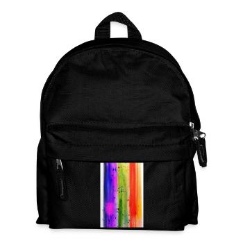 Splashes of paint - Kids' Backpack - black - Front