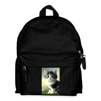 Bébé chat - Sac à dos Enfant - noir - Devant
