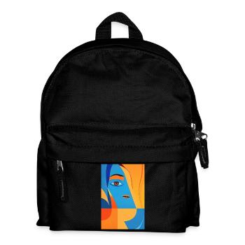 Abstrakte Kunst - Kinder Rucksack - Schwarz - Vorne