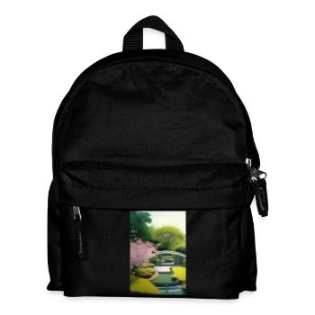Chinese Zen Garden - Kids' Backpack - black - Front