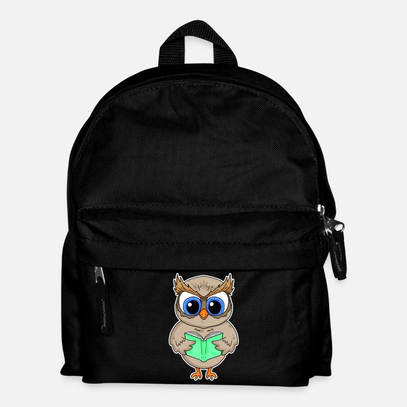 Lesen Buch Bücher Leser Geschenk - Kinder Rucksack - Schwarz