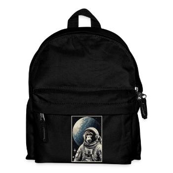 Astronaut Monkey - Kids' Backpack - black - Front