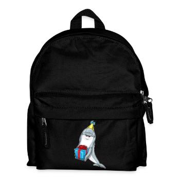 Dolphin Birthday Package - Kids' Backpack - black - Front