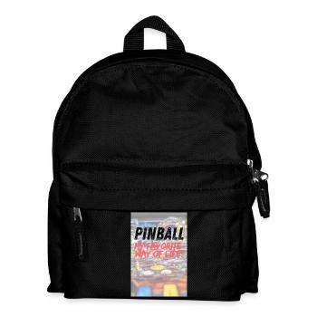 Pinball mon mode de vie préféré Poster - Sac à dos Enfant - noir - Devant