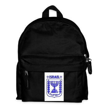 Menorah Coat of Arms of Israel Coat of Arms of Israel - Kids' Backpack - black - Front