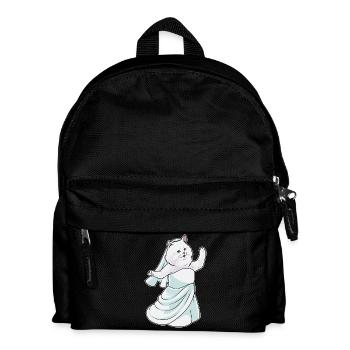 Persian Cat Bridal Wedding Dress Wedding - Kids' Backpack - black - Front