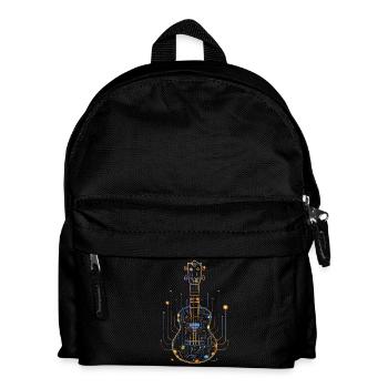 Ukulele Drawing - Kids' Backpack - black - Front