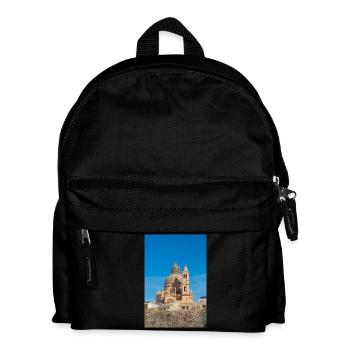 Île de Gozo Rotonde de la ville de Xewkija de Xewkija Malte - Sac à dos Enfant - noir - Devant
