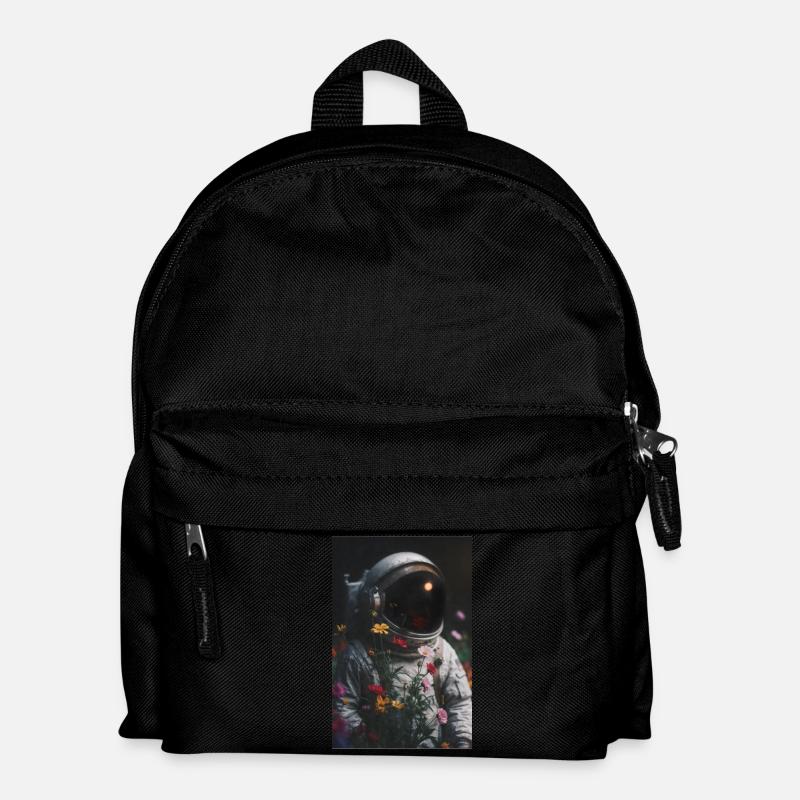 Kosmischer Botaniker - Kinder Rucksack - Schwarz