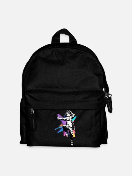 Street Art Girl 23246 - Kids' Backpack - black